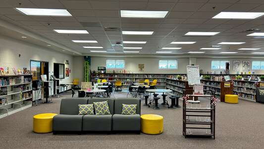 Jordan Middle School Library in Lawrenceville 2