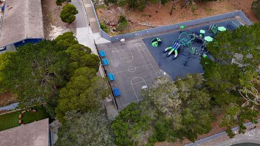 Walter Colton Middle School Blacktop / Basketball Courts 2 in Monterey