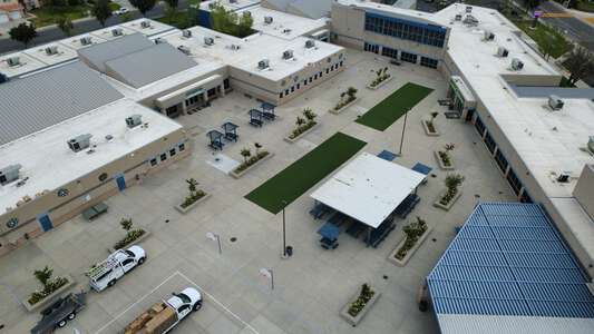 Ethel Kucera Middle School Quad in Rialto 5