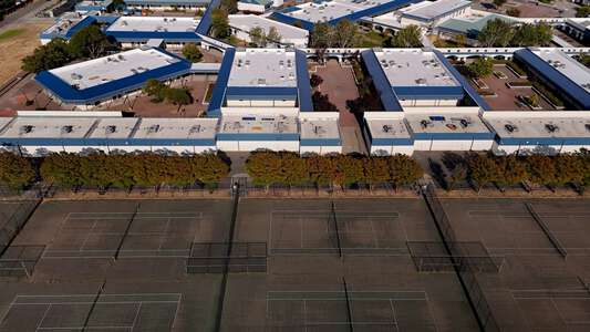 Elsie Allen High School Parking Lot - Tennis Courts in Santa Rosa 2