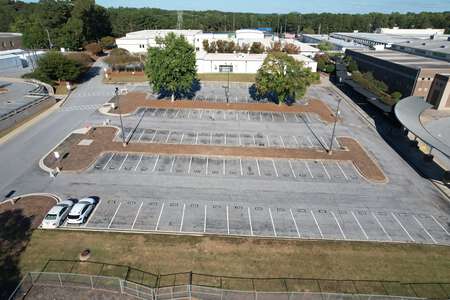 Parkview High School Parking Lot - West in Lilburn