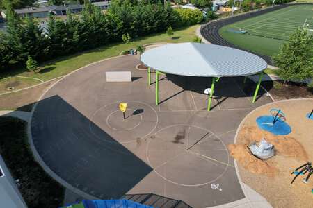 Howard Elementary School Outdoor Basketball Court in Eugene 3