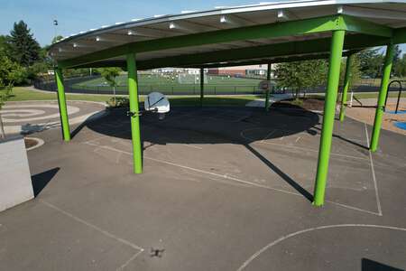 Howard Elementary School Outdoor Basketball Court in Eugene 2