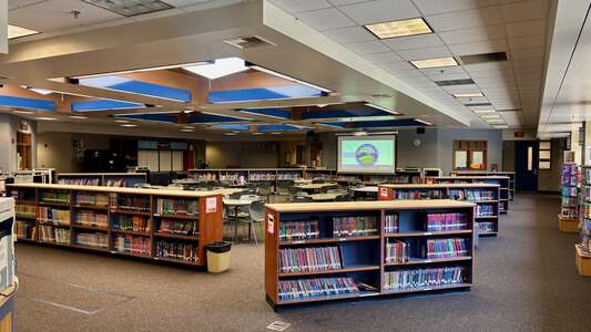 Harmony Elementary School Library in Hemet