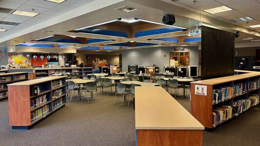Harmony Elementary School Library in Hemet