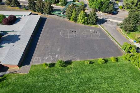 George Middle School Outdoor Basketball Courts in Portland