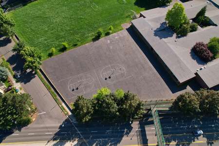 George Middle School Outdoor Basketball Courts in Portland
