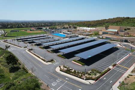 Northwood High School Solar Panels/Front Parking Lot in Irvine