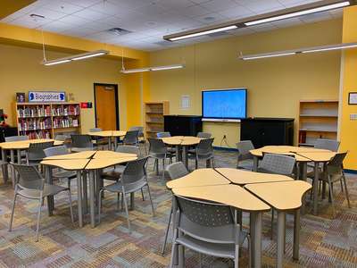 Frangus Elementary School Media Center in Orlando
