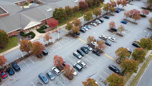 Woodstock Elementary School Parking Lot - Front in Virginia Beach