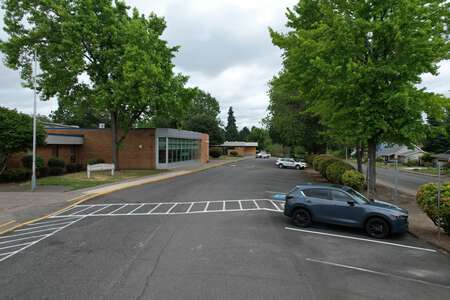 Kinnaman Elementary School Parking Lot - Front in Beaverton