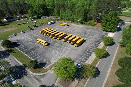 Smithfield-Selma High School Parking Lot - Student in Smithfield
