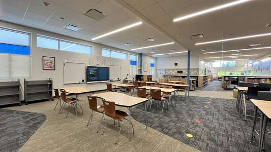 Ella Baker Elementary School Library in Redmond