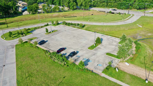 North Forest High School Parking Lot - Front in Houston