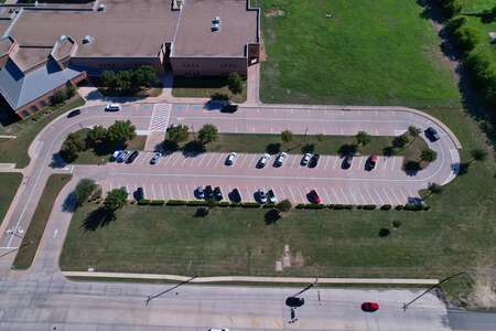 Trinity Meadows Intermediate School Parking Lot in Fort Worth