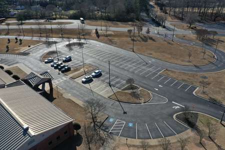 North Forsyth Middle School Parking Lot 1 in Cumming