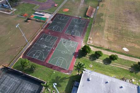 Northeast High School Outdoor Basketball Courts in Oakland Park