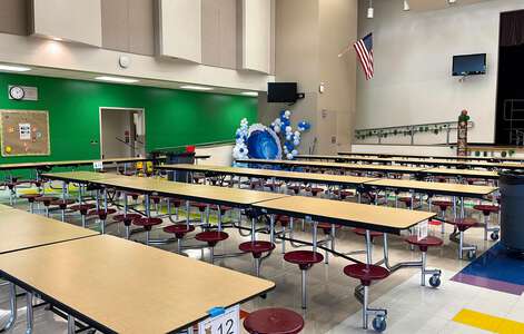 Dr. Manuel C. Barreiro Elementary School Cafeteria in Miami