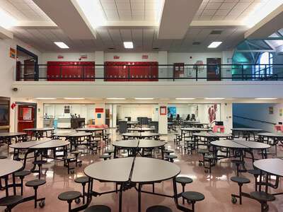 Black Hawk Middle School Cafeteria in Warrenton