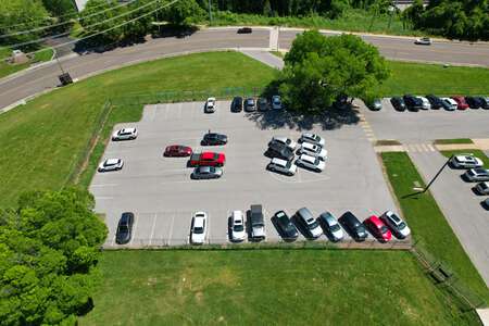 Green Magnet Academy Parking Lot - Side in Knoxville