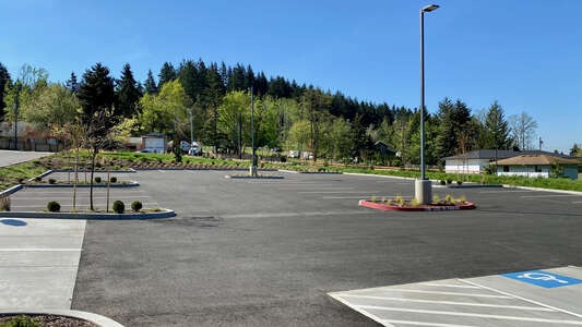 Beatrice Morrow Cannady Elementary School Parking Lot in Happy Valley