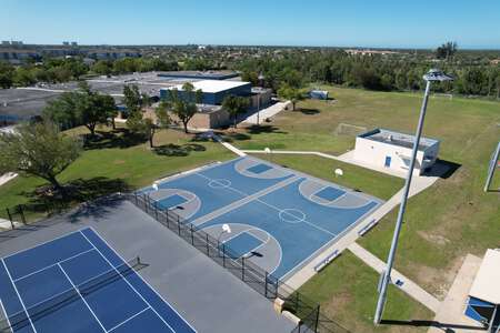 Gulf Middle School Blacktop / Basketball Courts in Cape Coral