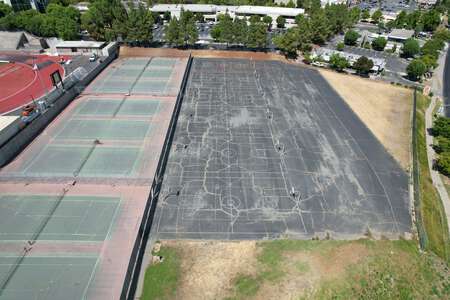 Deer Valley High School Outdoor Basketball Courts in Antioch