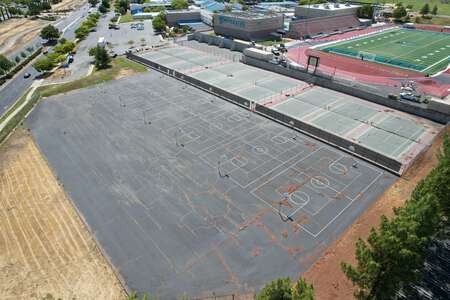 Deer Valley High School Outdoor Basketball Courts in Antioch