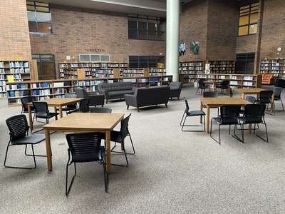 Gilbert High School Library in Gilbert