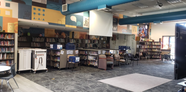 Valle Vista Elementary School Library in Hemet