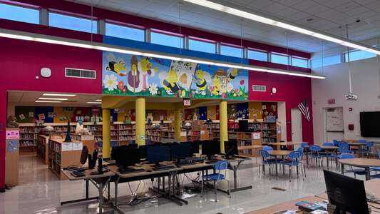 Broadmoor Elementary School Media Center in Miami