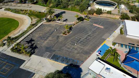 Oak Crest Middle School Parking Lot in Encinitas