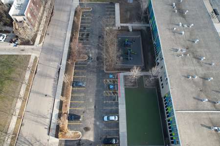 Bronzeville Classical Elementary School Parking Lot in Chicago 2