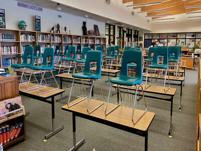 Chief Joseph Middle School Library in Bozeman