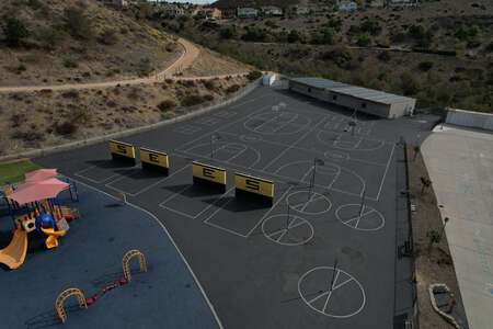 San Elijo Elementary School Blacktop (Handball and Basketball Courts) in San Marcos