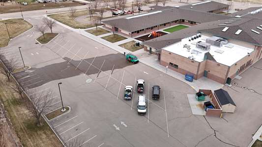 New Horizons Dual Language School Parking Lot - Side in Nampa