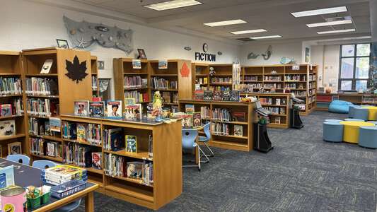 Malibu Elementary School Library in Virginia Beach