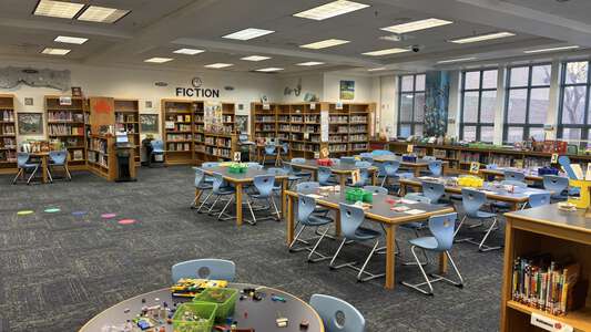 Malibu Elementary School Library in Virginia Beach