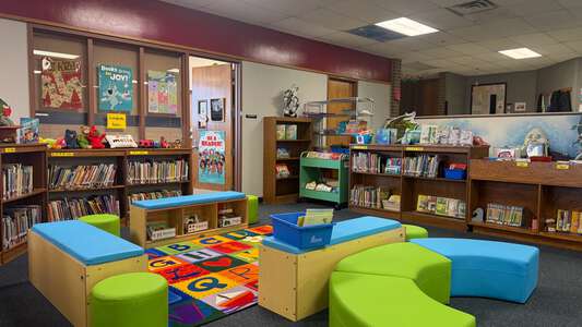 Will Rogers Elementary School Media Center in Oklahoma City