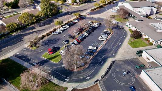 Julia Morgan Elementary School Parking Lot in Stockton