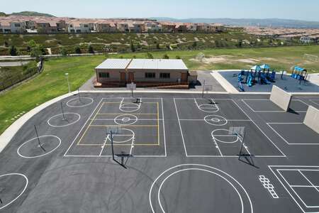 Loma Ridge Elementary School Outdoor Basketball Courts in Irvine