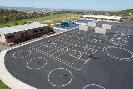 Loma Ridge Elementary School Outdoor Basketball Courts in Irvine