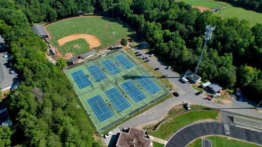 Providence High School Tennis Courts in Charlotte 2