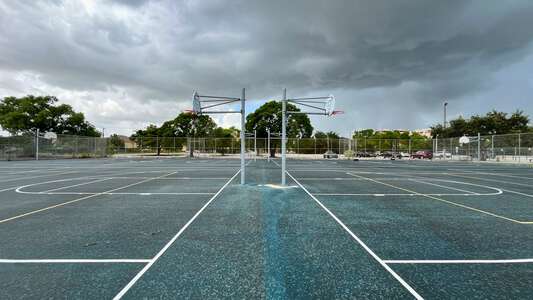 American Senior High School Outdoor Basketball Courts in Miami