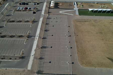 George I. Sánchez Collaborative Community Outdoor Basketball Courts in Albuquerque