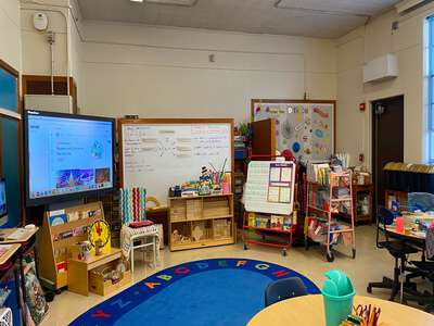 La Luz Elementary School Library in Albuquerque