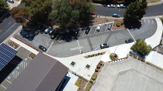 Pioneer Elementary School Parking Lot - Side in Union City 2