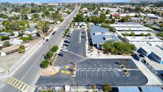 Romoland Elementary School Parking Lot in Menifee