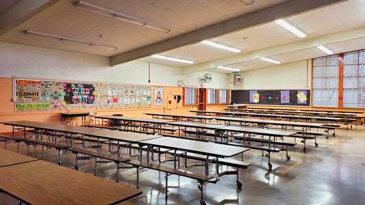 Pershing Middle School Cafeteria in San Diego