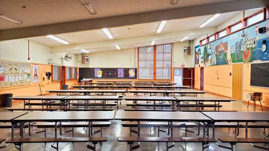 Pershing Middle School Cafeteria in San Diego
